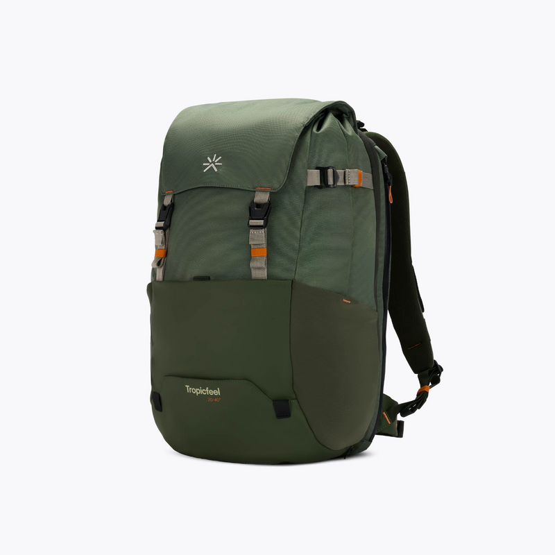 Shell Backpack Bronze Green