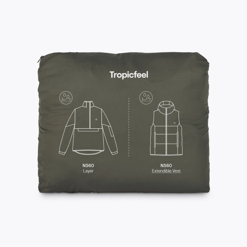 NS60 Extendible Vest Leaf Khaki (UNISEX)