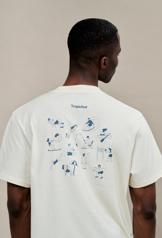 OOO™ Find Me Underwater Tee- Cream White